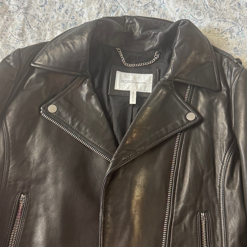 Bcbgeneration Black Leather Outerwear - image 2